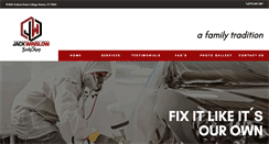 Desktop Screenshot of jackwinslowbodyshop.com